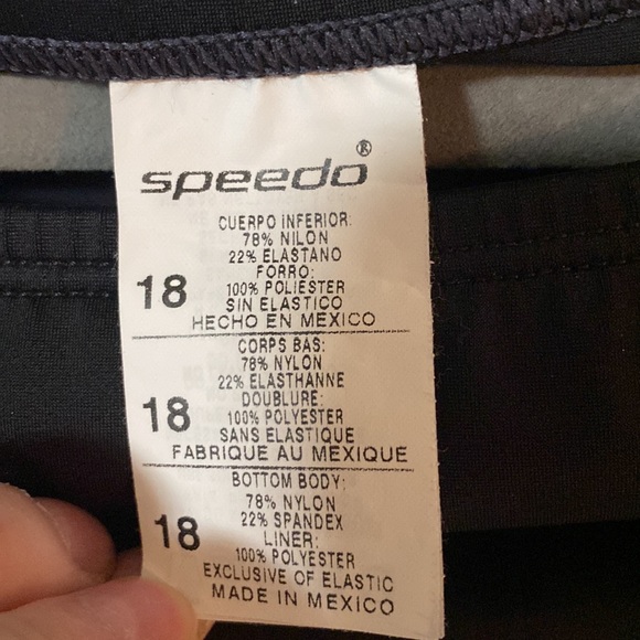 A black Speedo Bathing suit bottom in size 18 - Picture 2 of 4